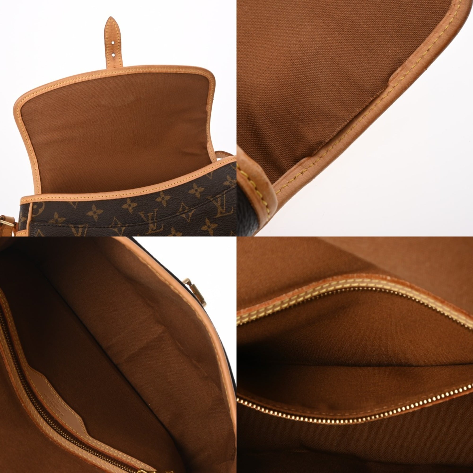 Louis Vuitton Brown Monogram Shoulder Bag (Pre-Owned)
