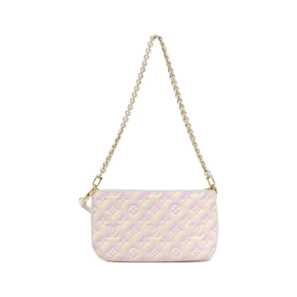 Louis Vuitton Light Pink Leather Pochette Shoulder Bag (Pre-Owned)