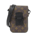 Louis Vuitton Black Marron Monogram Macassar Coated Canvas Shoulder Bag (Pre-Owned)