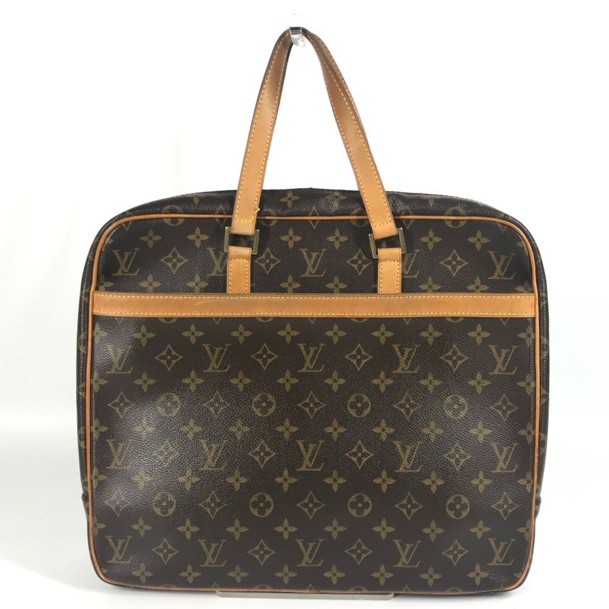 Louis Vuitton Brown Monogram Canvas Handbag Tote Bag (Pre-Owned)