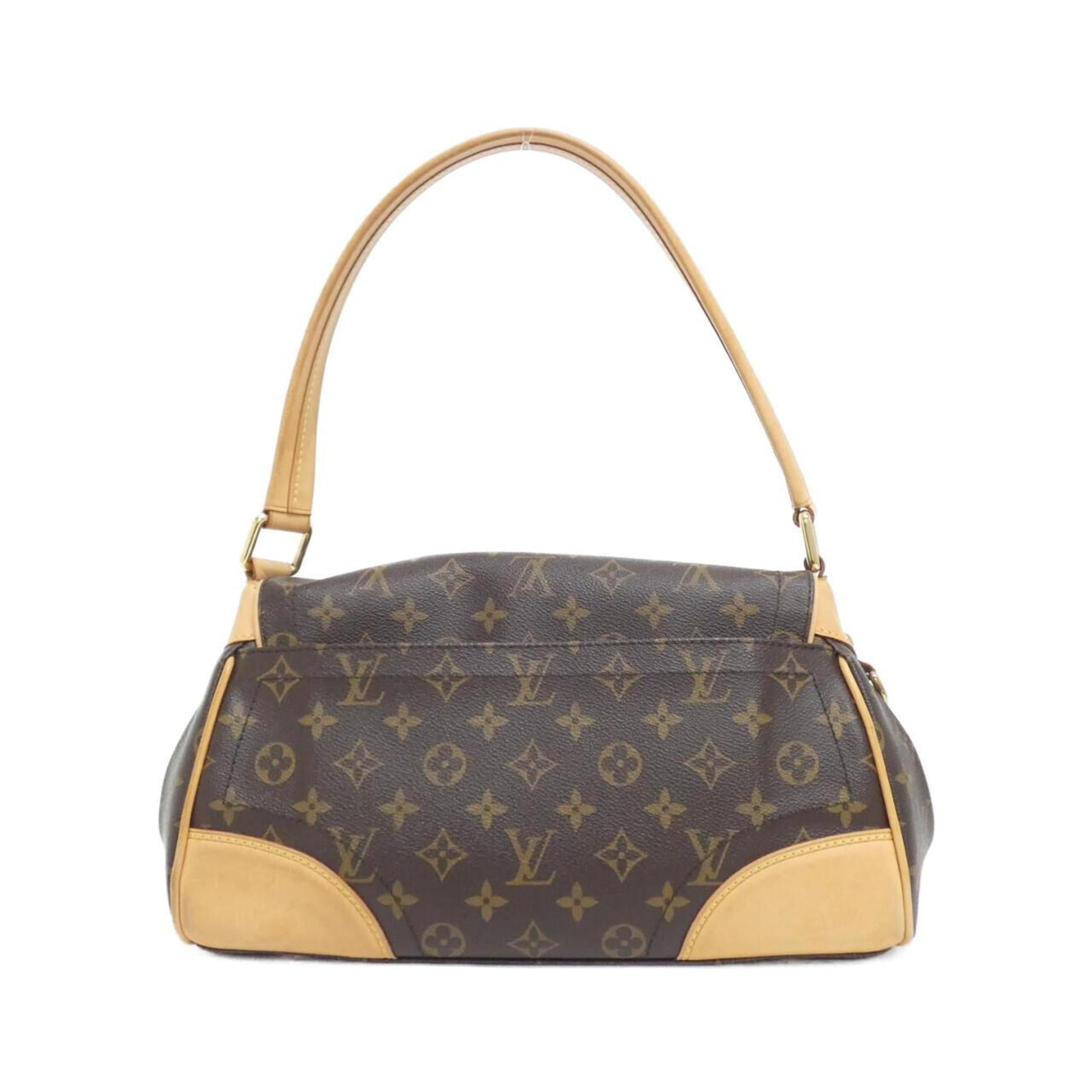 Louis Vuitton Marron Coated Canvas Shoulder Bag (Pre-Owned)