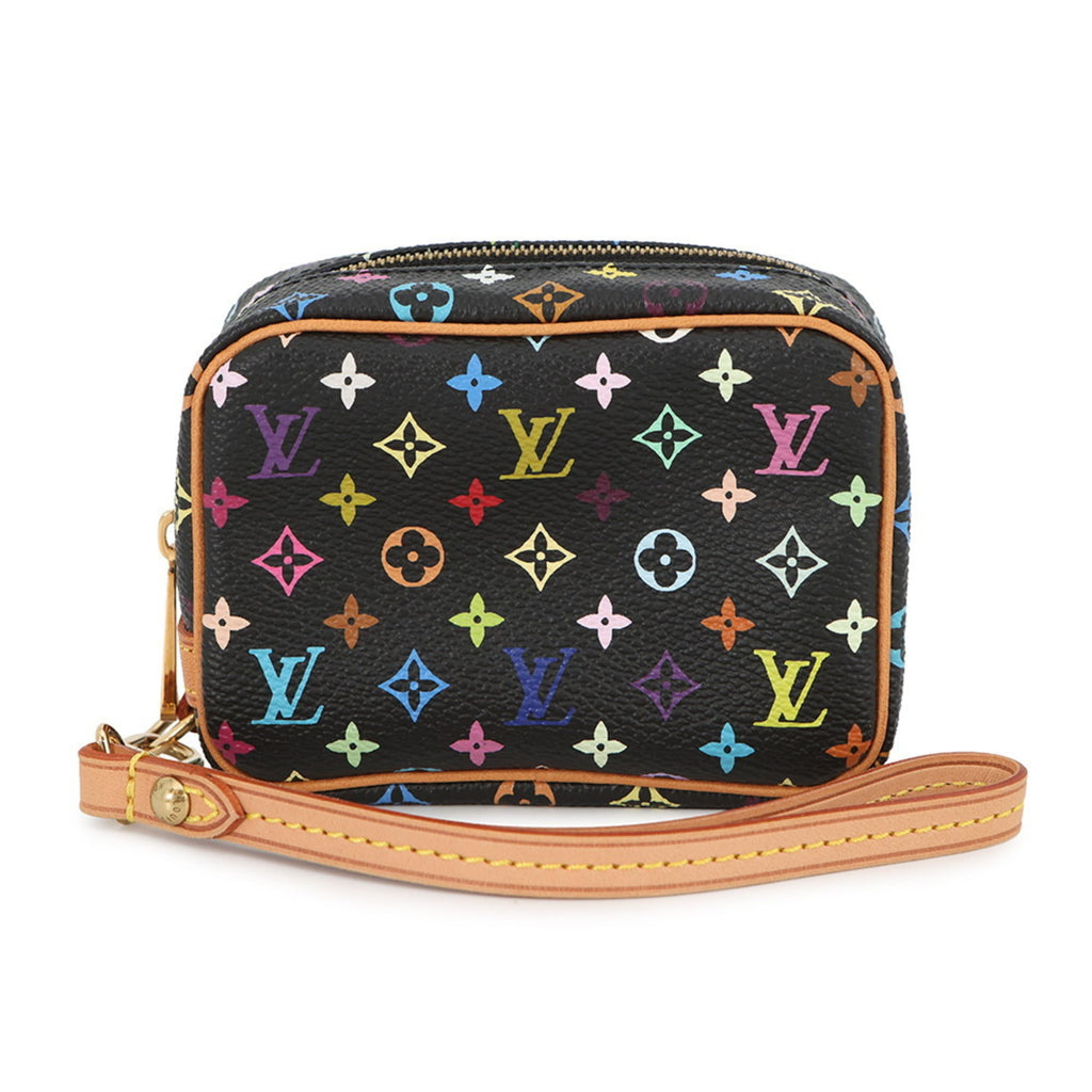 Louis Vuitton Brown Noir Monogram Multicolore Pouch (Pre-Owned)