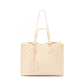 Louis Vuitton Beige Pink Rose Yellow Leather Handbag (Pre-Owned)