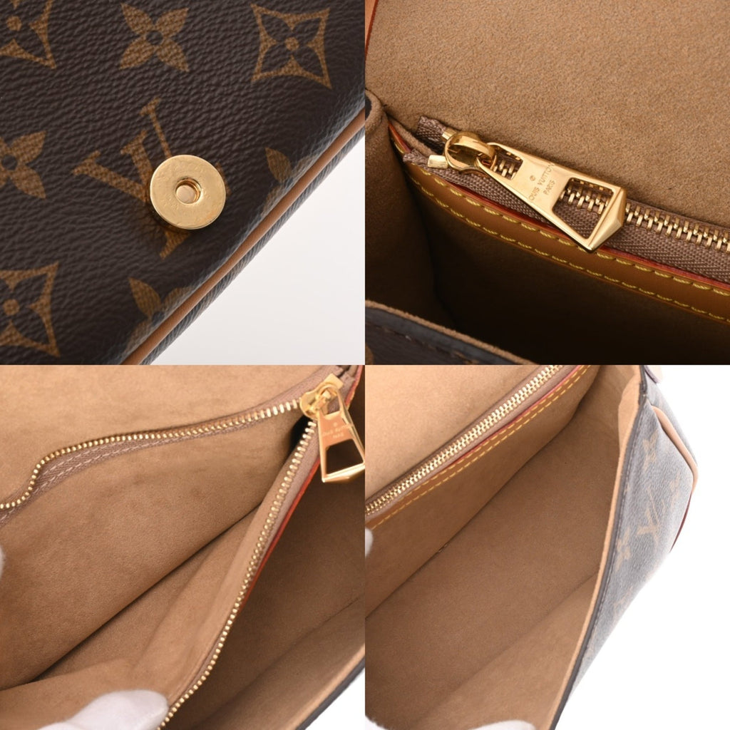 Louis Vuitton Brown Monogram Canvas Shoulder Bag (Pre-Owned)
