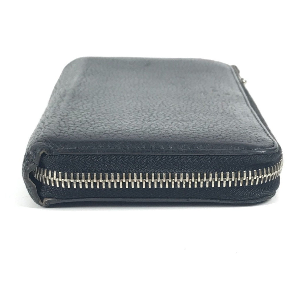 Louis Vuitton Black Leather Long Wallet (Bi-Fold) (Pre-Owned)