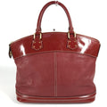 Louis Vuitton Red Color Tanami Suhali Leather Handbag Tote Bag (Pre-Owned)