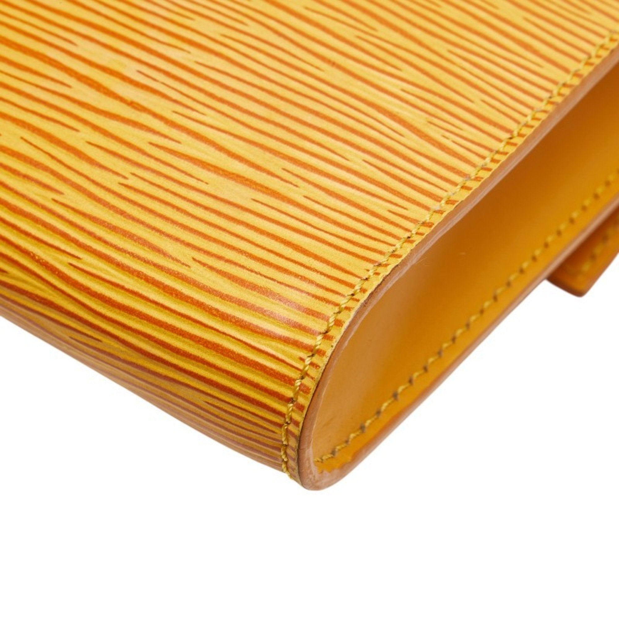 Louis Vuitton Yellow Leather Shoulder Bag (Pre-Owned)