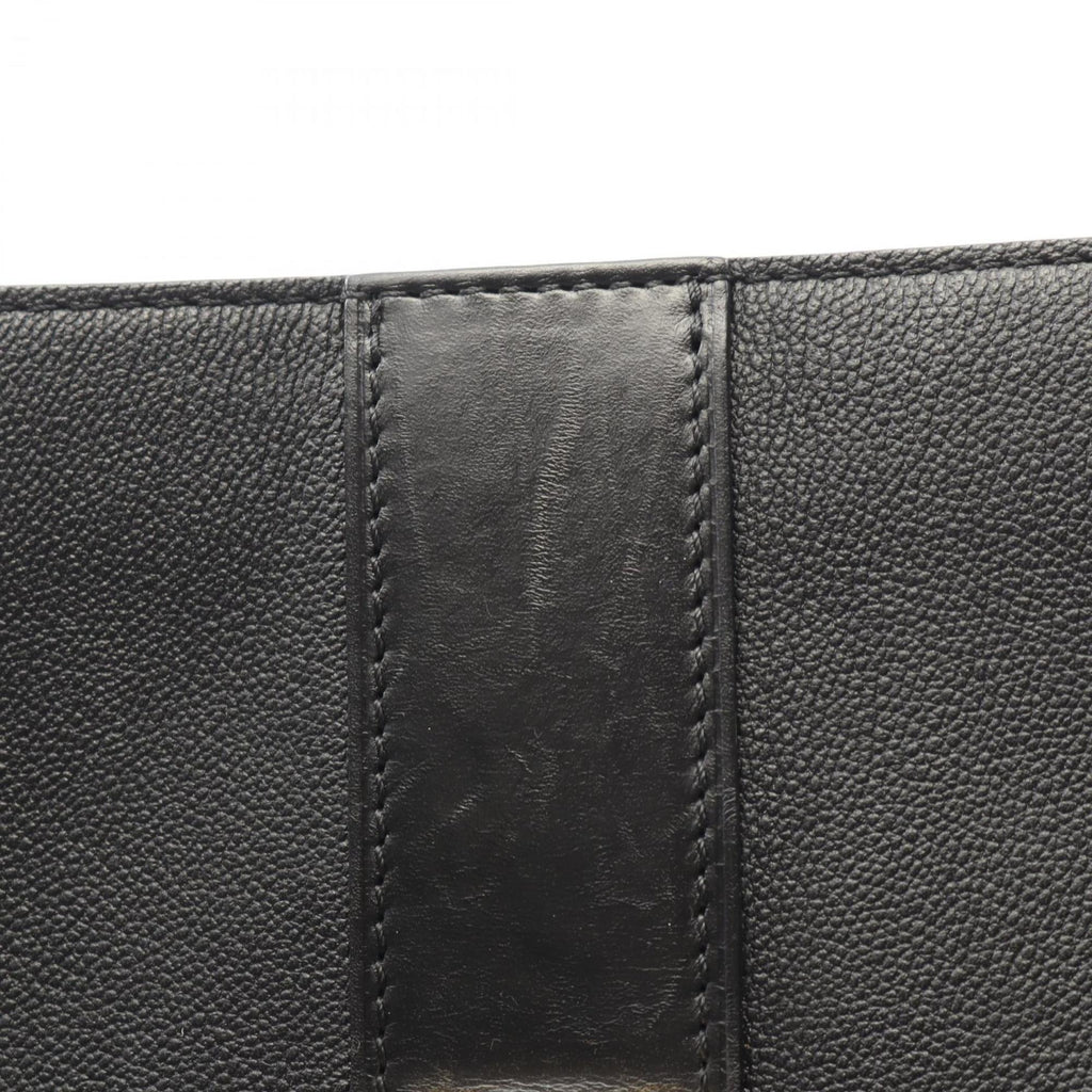 Louis Vuitton Black Leather Handbag (Pre-Owned)