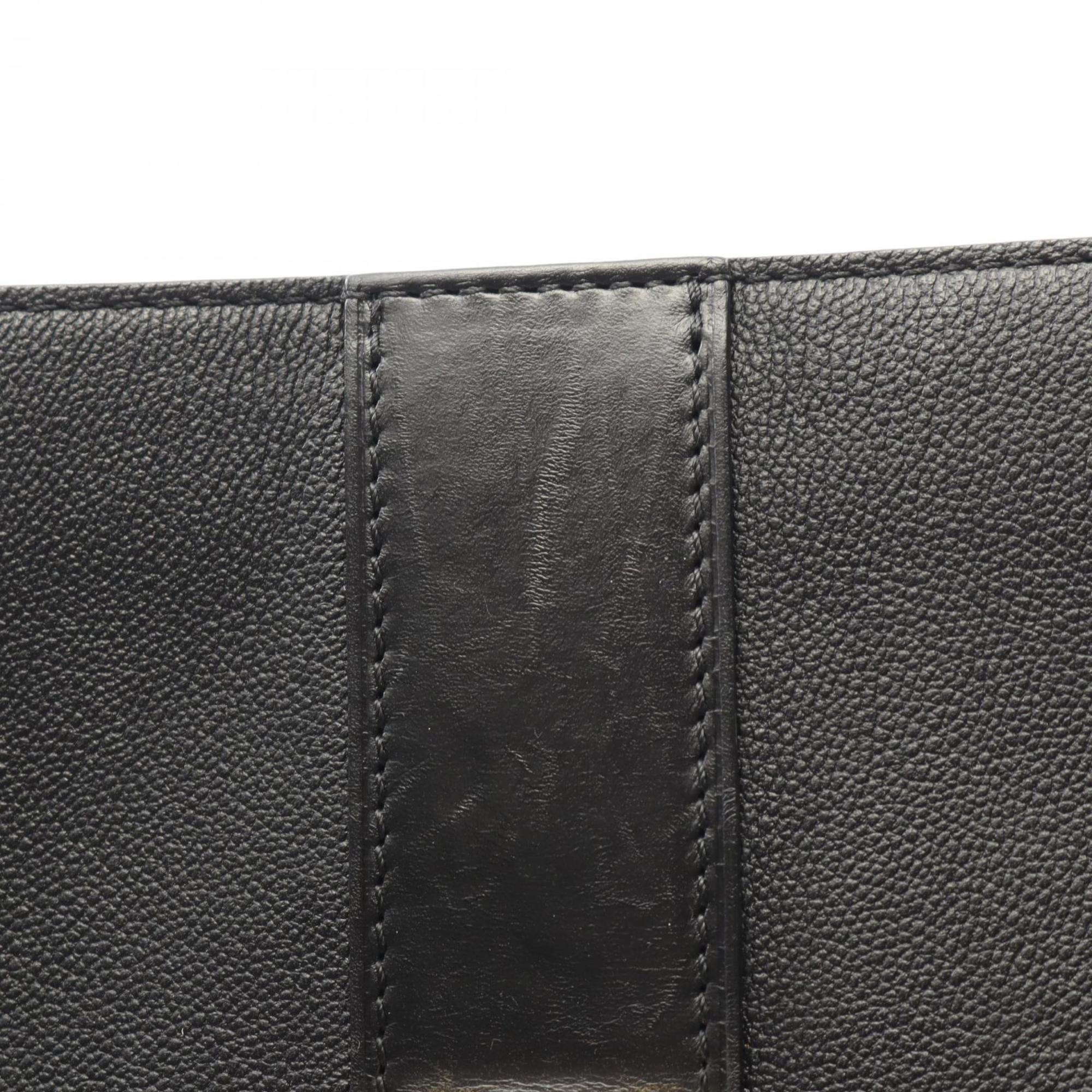 Louis Vuitton Black Leather Handbag (Pre-Owned)