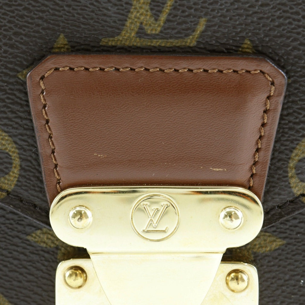 Louis Vuitton Brown Monogram Canvas Handbag (Pre-Owned)