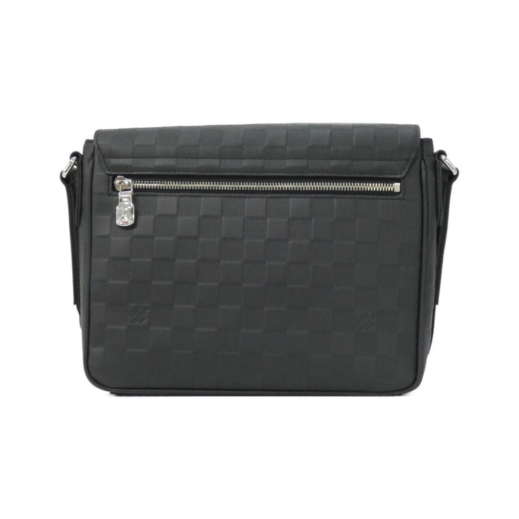 Louis Vuitton Black Leather Shoulder Bag (Pre-Owned)