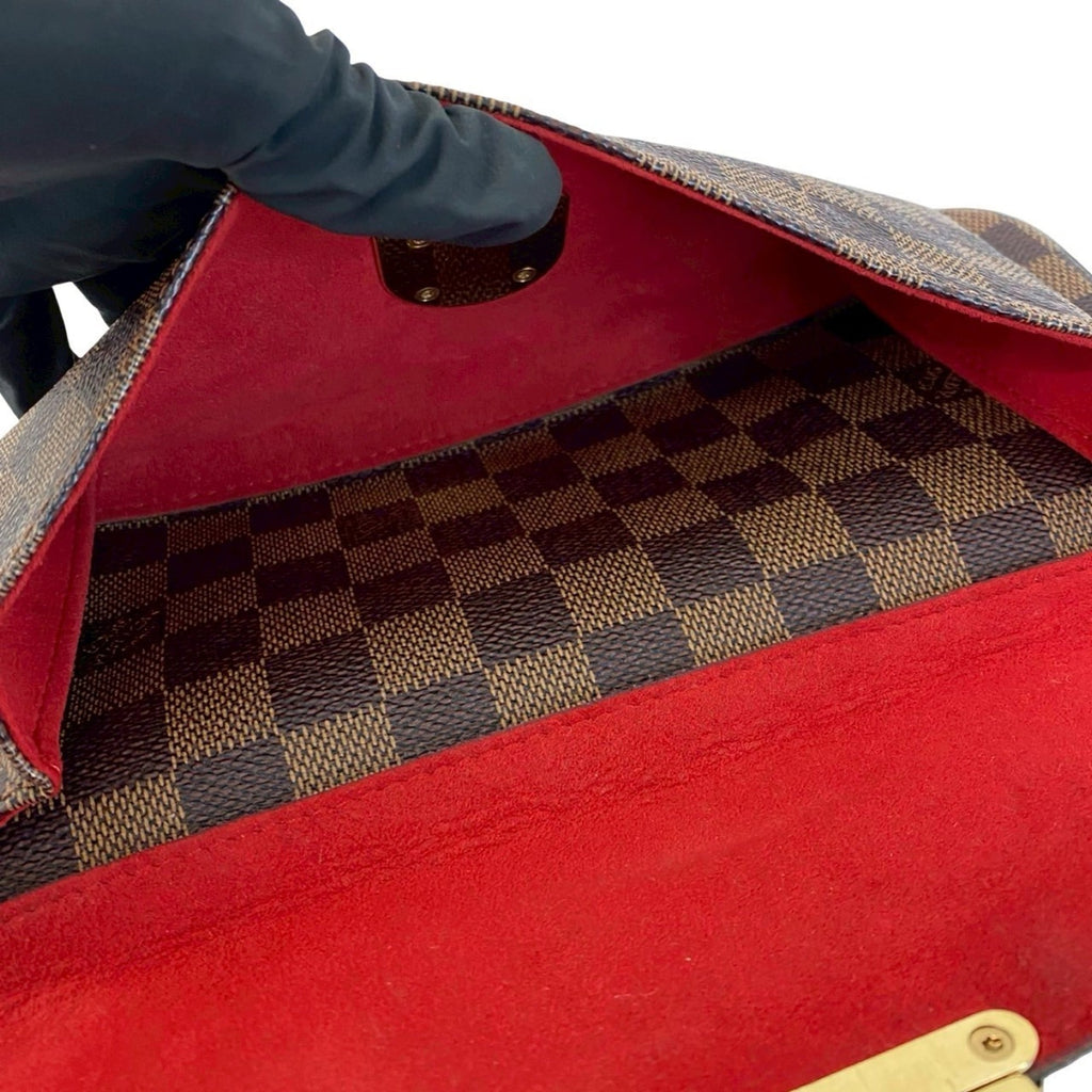 Louis Vuitton Brown Leather Pvc Shoulder Bag Tote Bag (Pre-Owned)