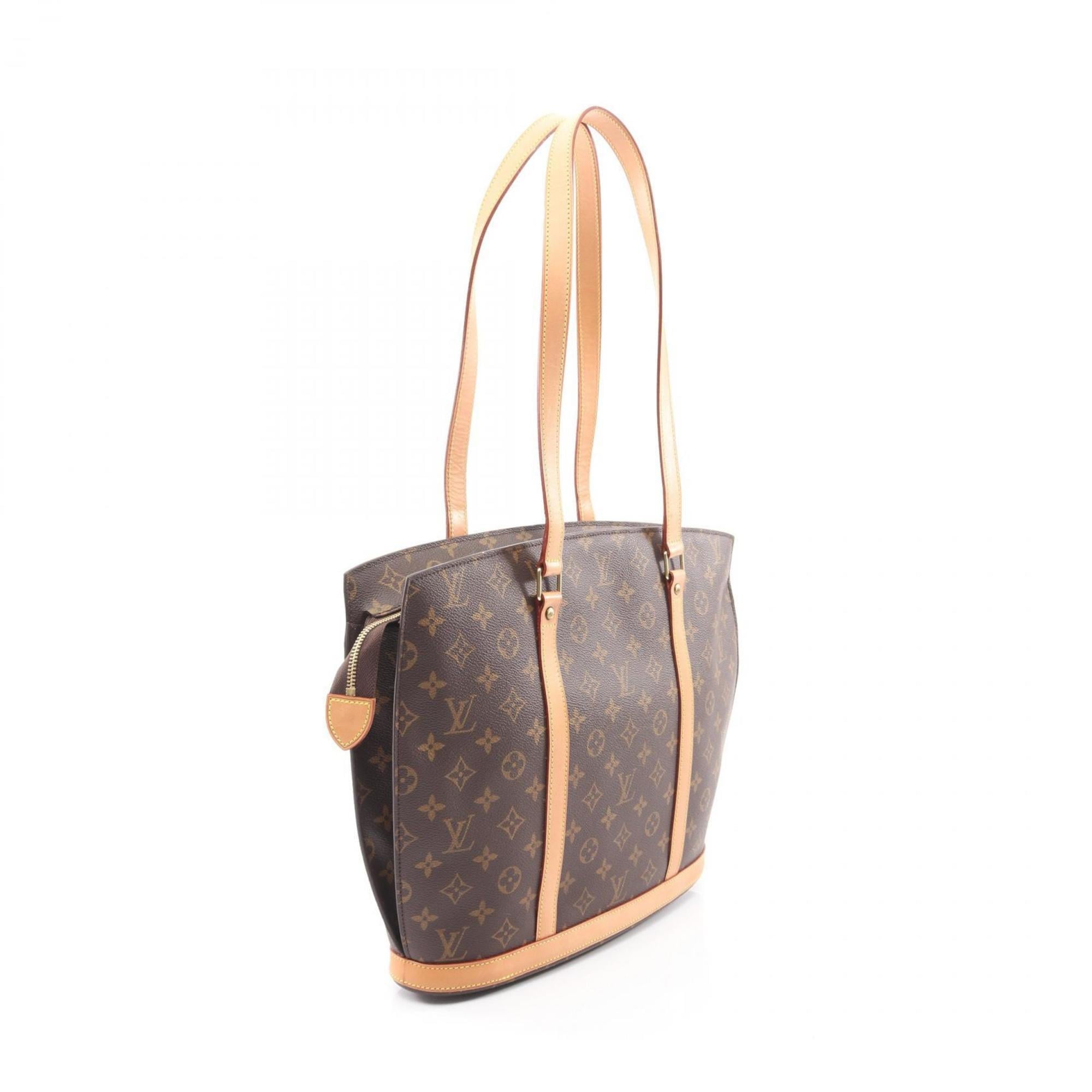 Louis Vuitton Brown Coated Canvas Leather Shoulder Bag (Pre-Owned)
