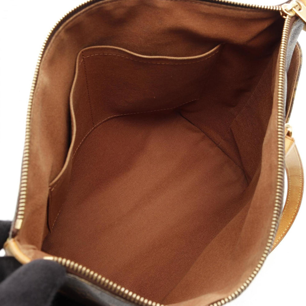 Louis Vuitton Brown Monogram Pvc Coated Canvas Leather Tote Bag (Pre-Owned)