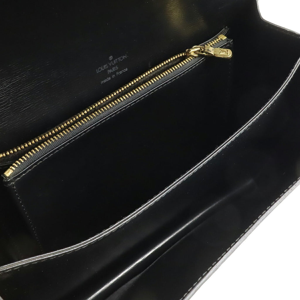 Louis Vuitton Epi Black Noir Epi Leather Pochette Shoulder Bag (Pre-Owned)