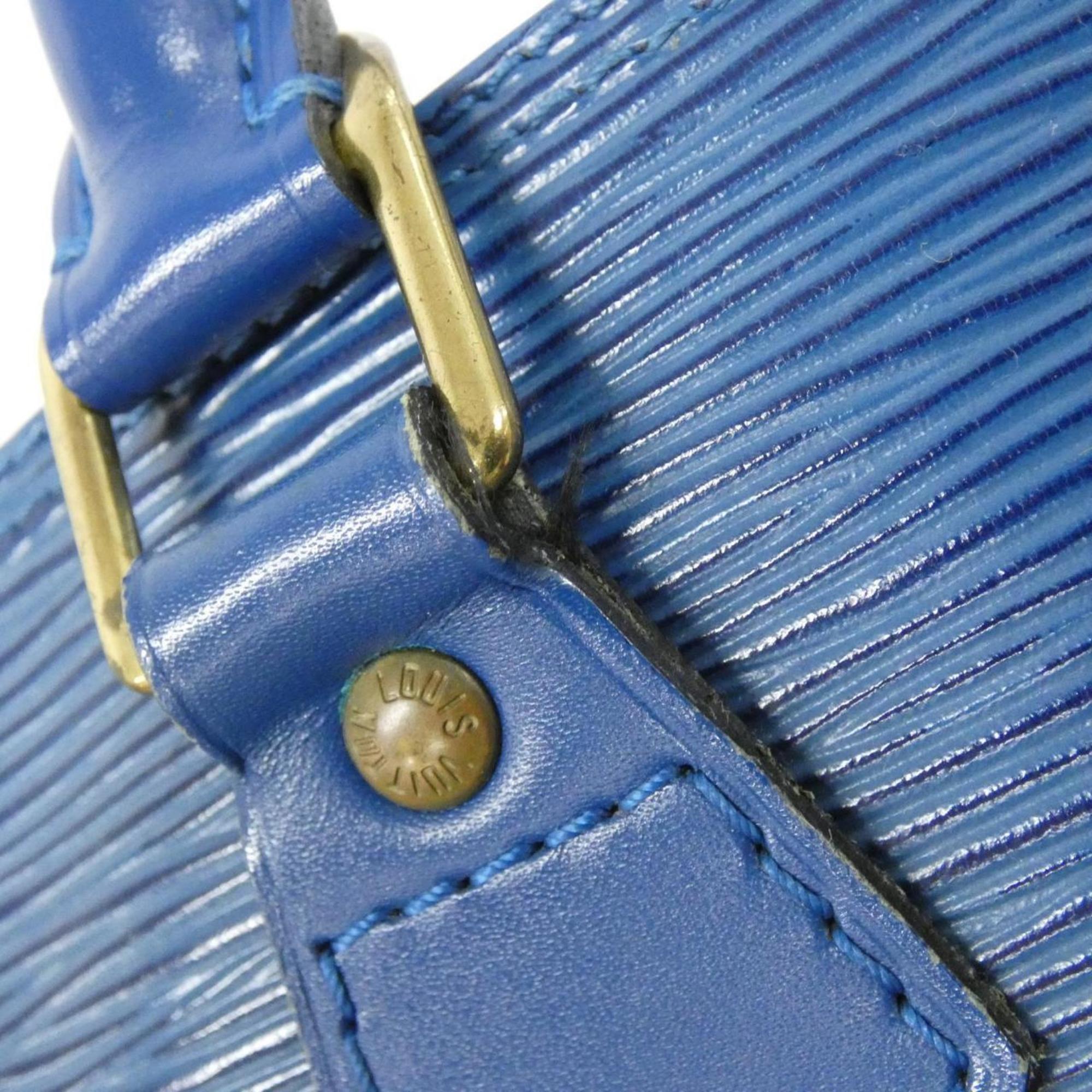 Louis Vuitton Blue Leather Handbag (Pre-Owned)