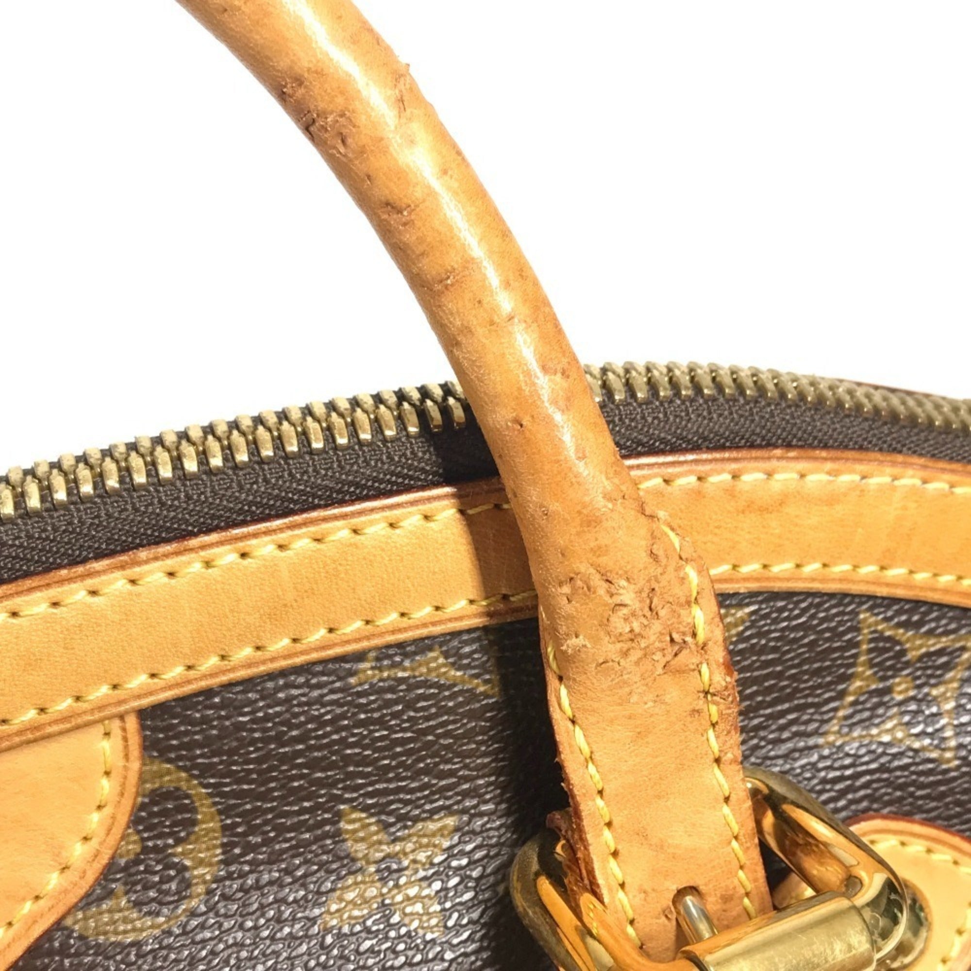 Louis Vuitton Brown Monogram Canvas Shoulder Bag Tote Bag (Pre-Owned)