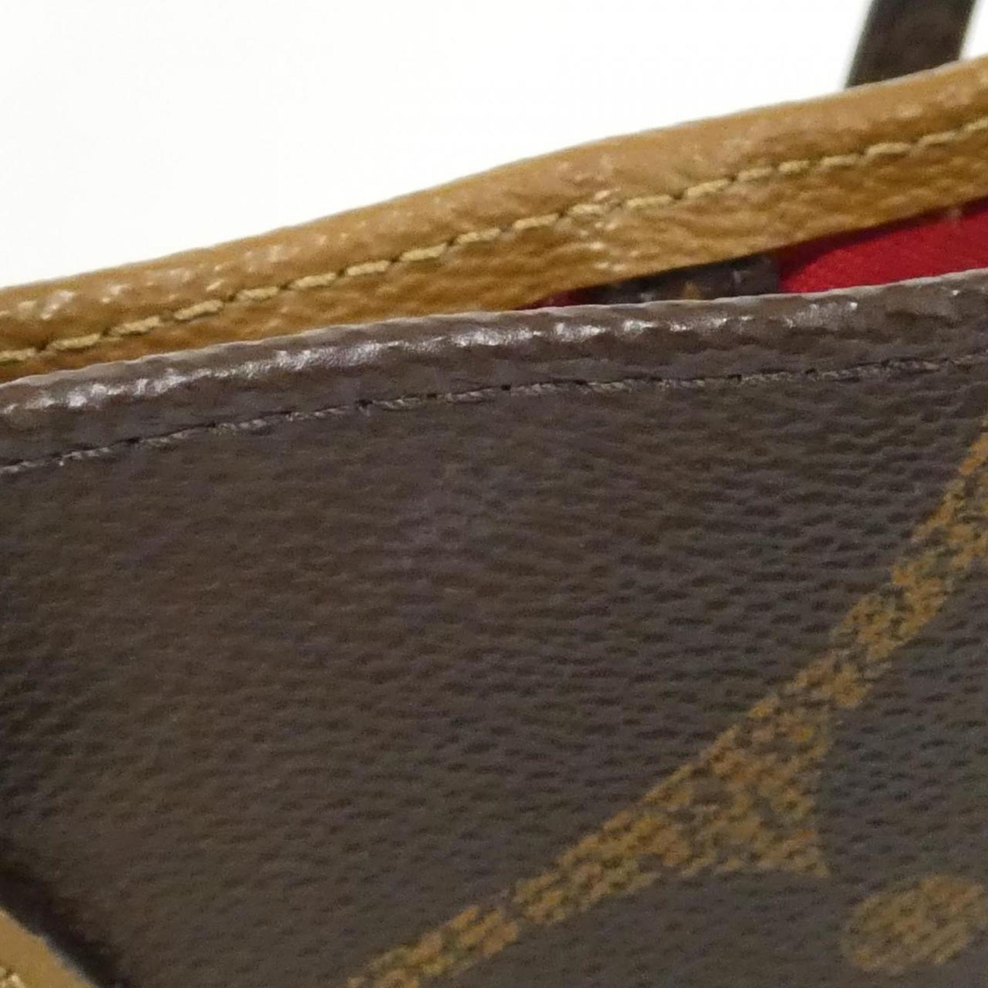 Louis Vuitton Brown Coated Canvas Handbag (Pre-Owned)