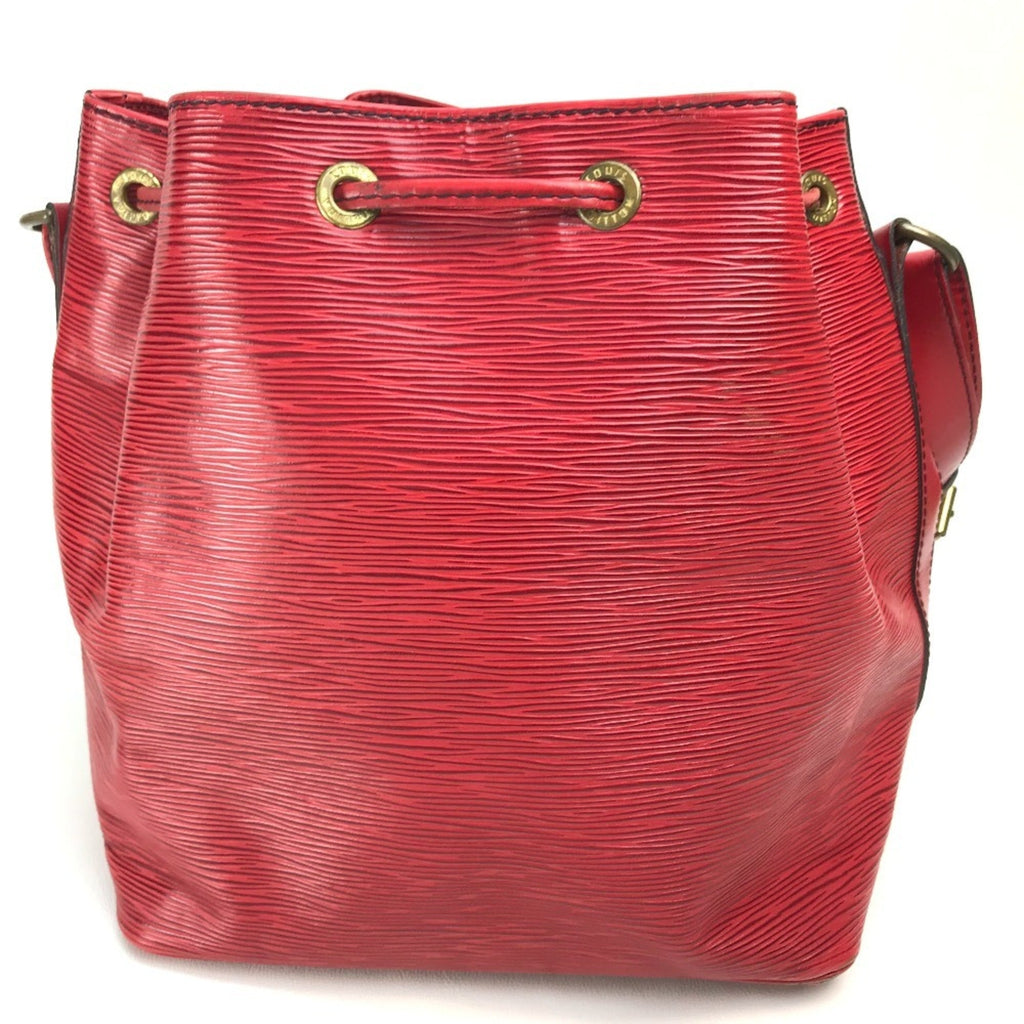 Louis Vuitton Castilian Red Red Color Epi Leather Shoulder Bag (Pre-Owned)