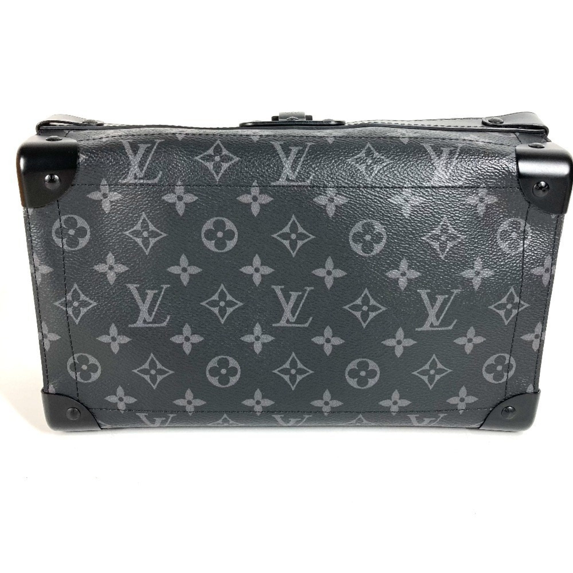 Louis Vuitton Black Monogram Eclipse Monogram Eclipse Clutch Bag Handbag Shoulder Bag (Pre-Owned)