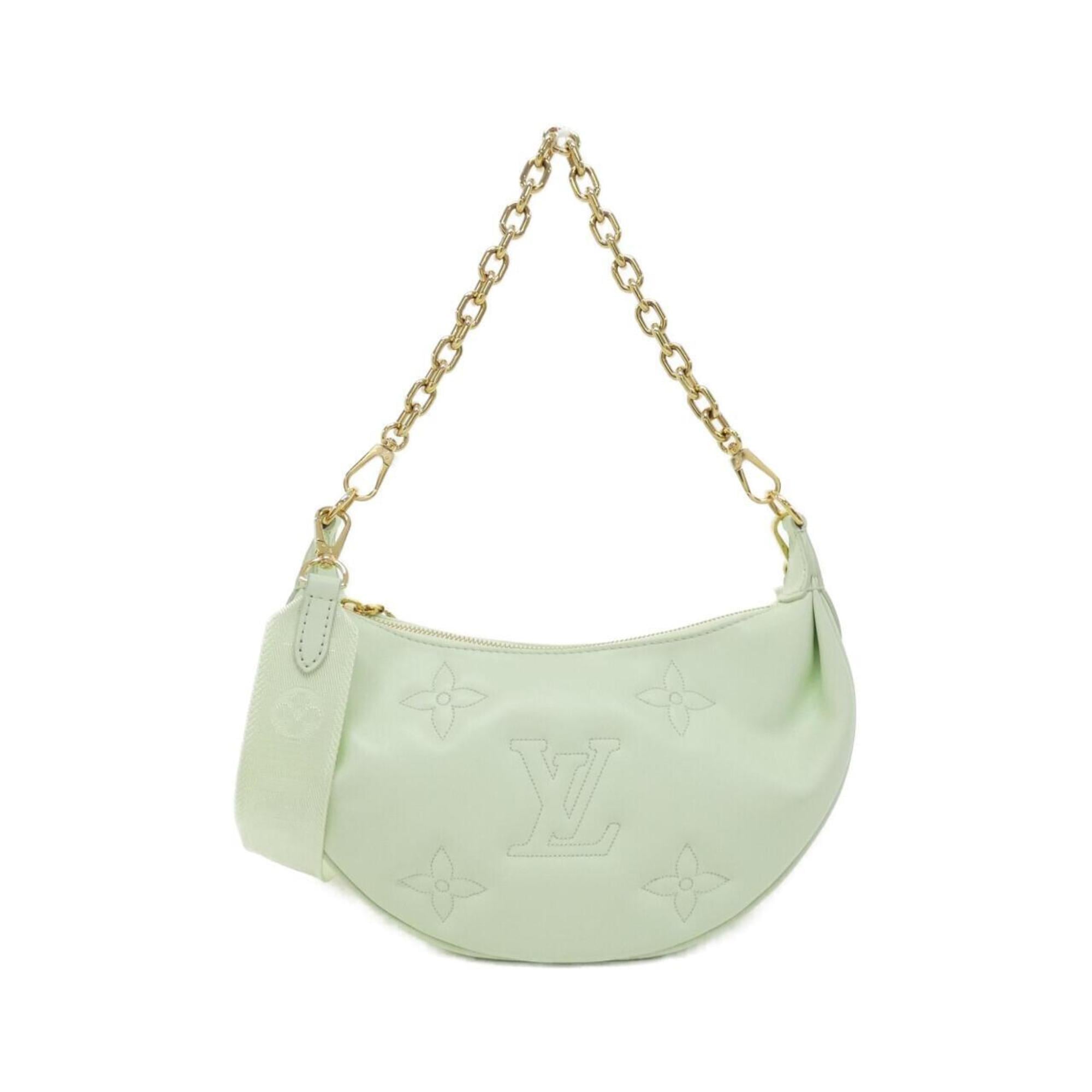 Louis Vuitton Gold Leather Shoulder Bag (Pre-Owned)