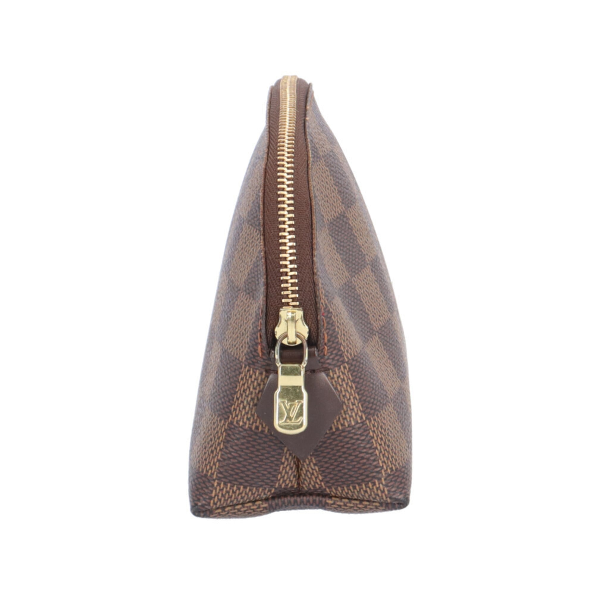 Louis Vuitton Damier Brown Damier Canvas Galle Damier Canvas Pochette Pouch (Pre-Owned)