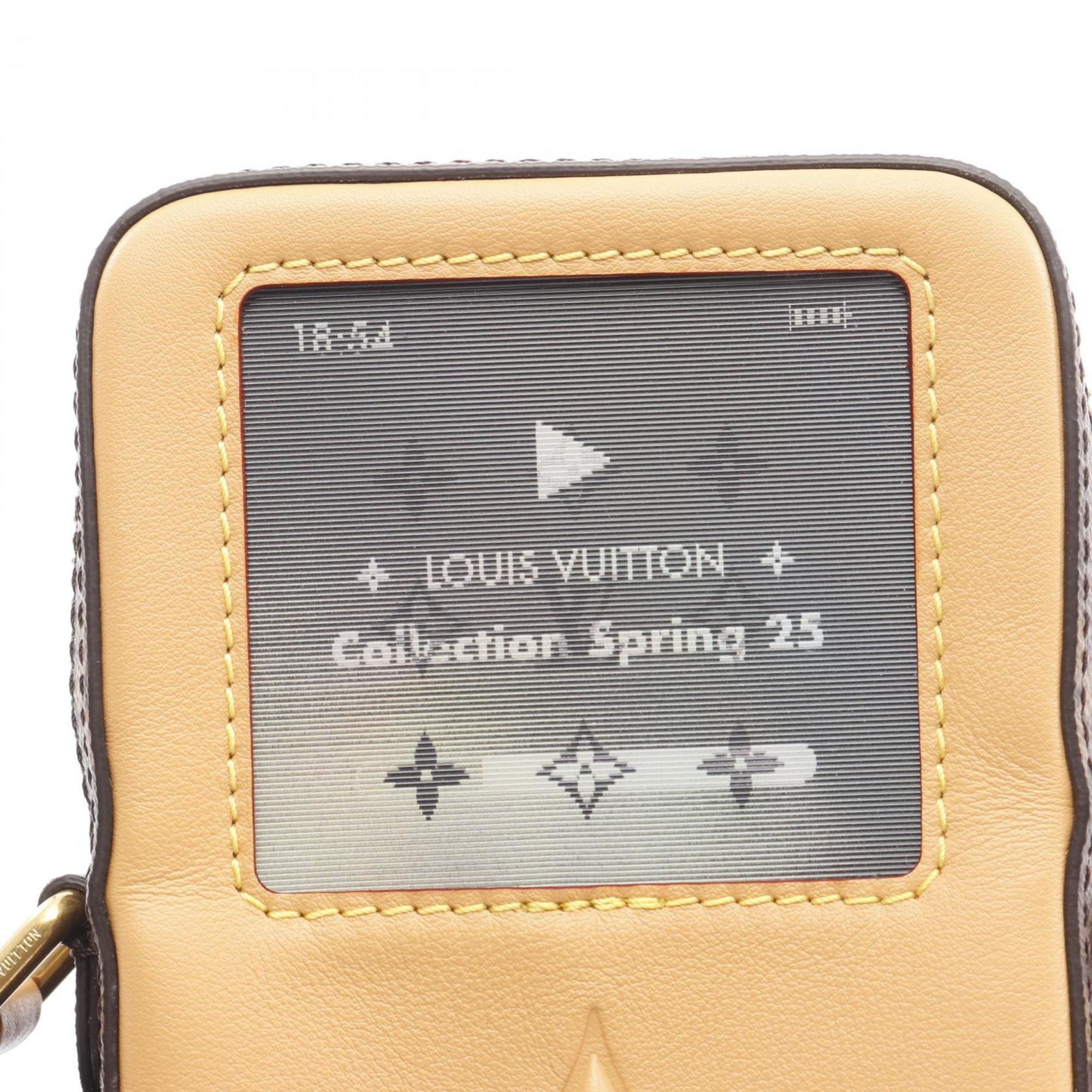 Louis Vuitton Brown Monogram Monogram Pouch Shoulder Bag (Pre-Owned)