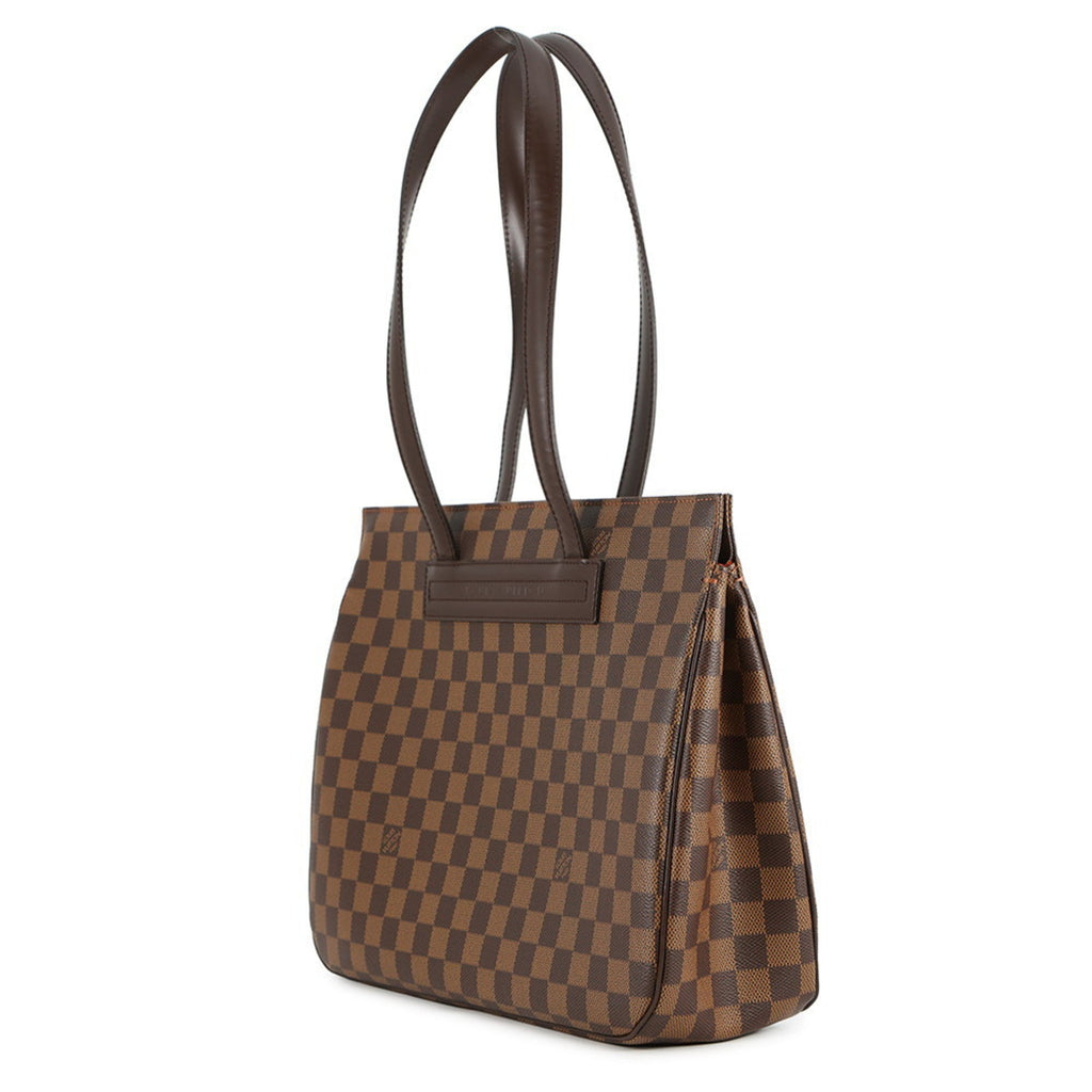 Louis Vuitton Damier Damier Canvas Ebene Red Color Shoulder Bag Tote Bag (Pre-Owned)