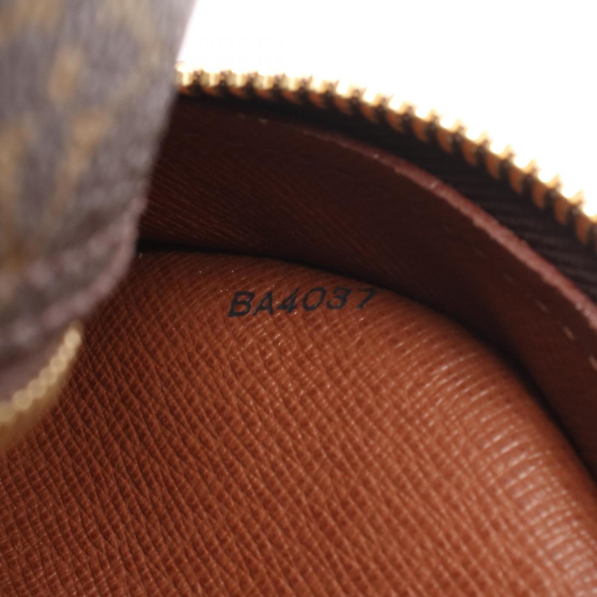 Louis Vuitton Monogram Brown Coated Canvas Leather Shoulder Bag (Pre-Owned)