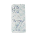 Louis Vuitton Light Blue Coated Canvas Long Wallet (Bi-Fold) (Pre-Owned)