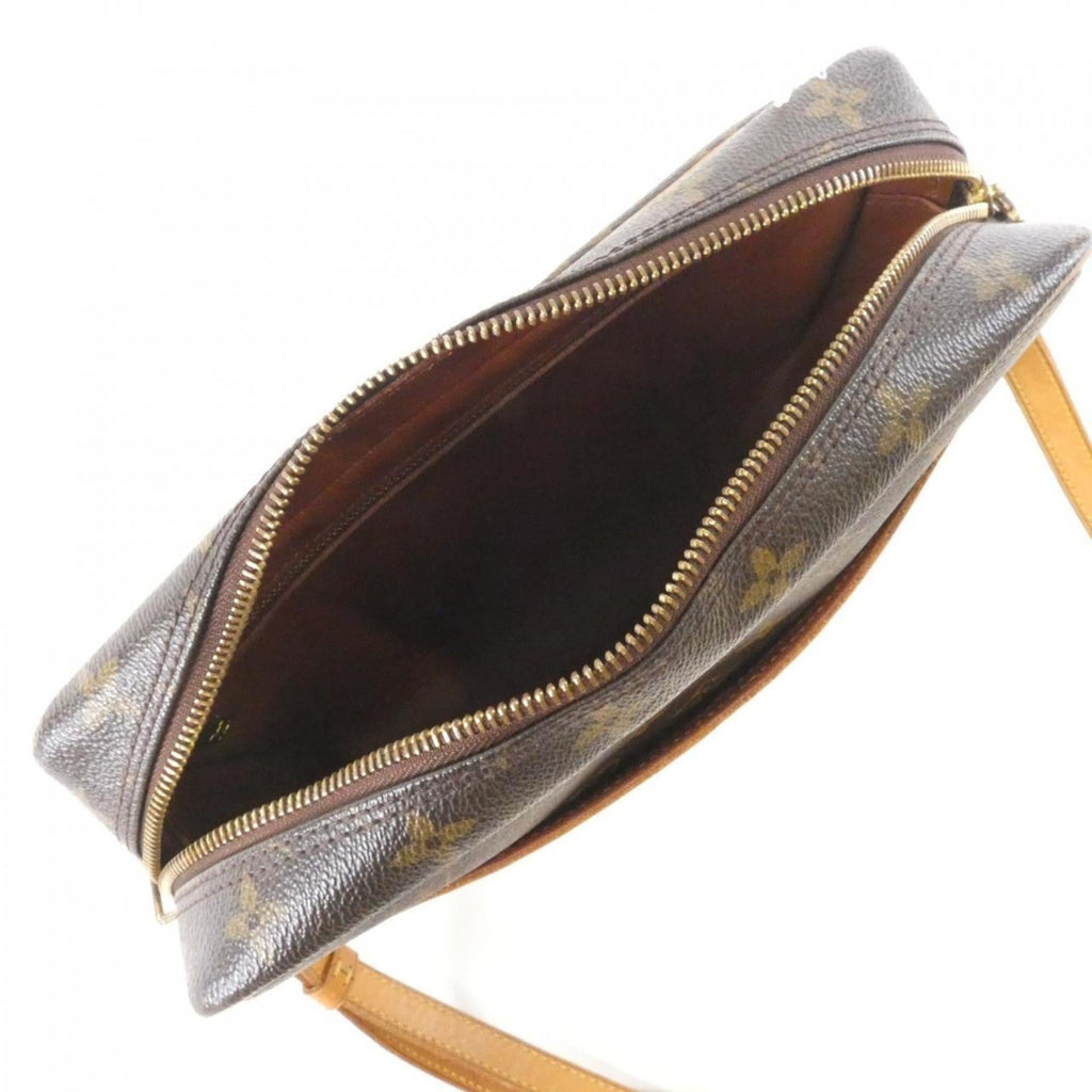 Louis Vuitton Marron Coated Canvas Shoulder Bag (Pre-Owned)