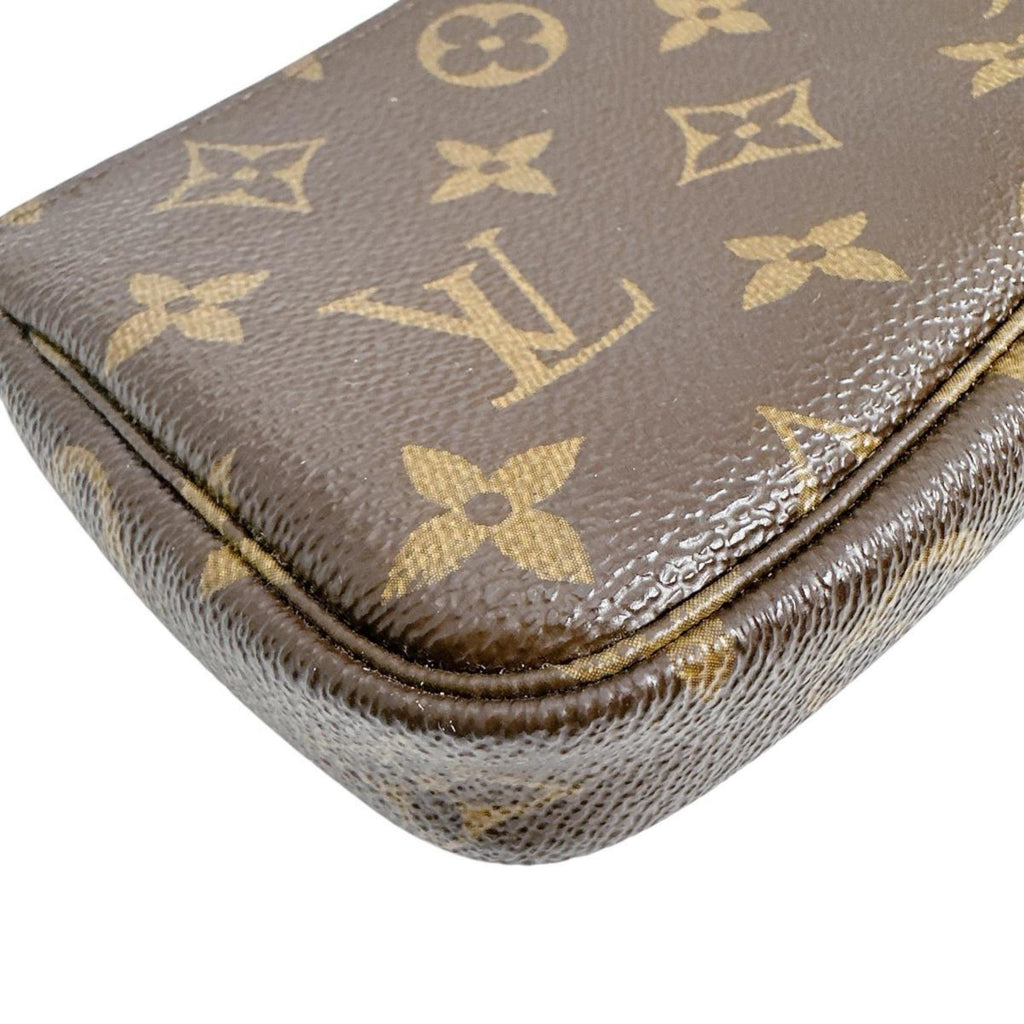Louis Vuitton Brown Monogram Monogram Handbag Pochette Pouch (Pre-Owned)
