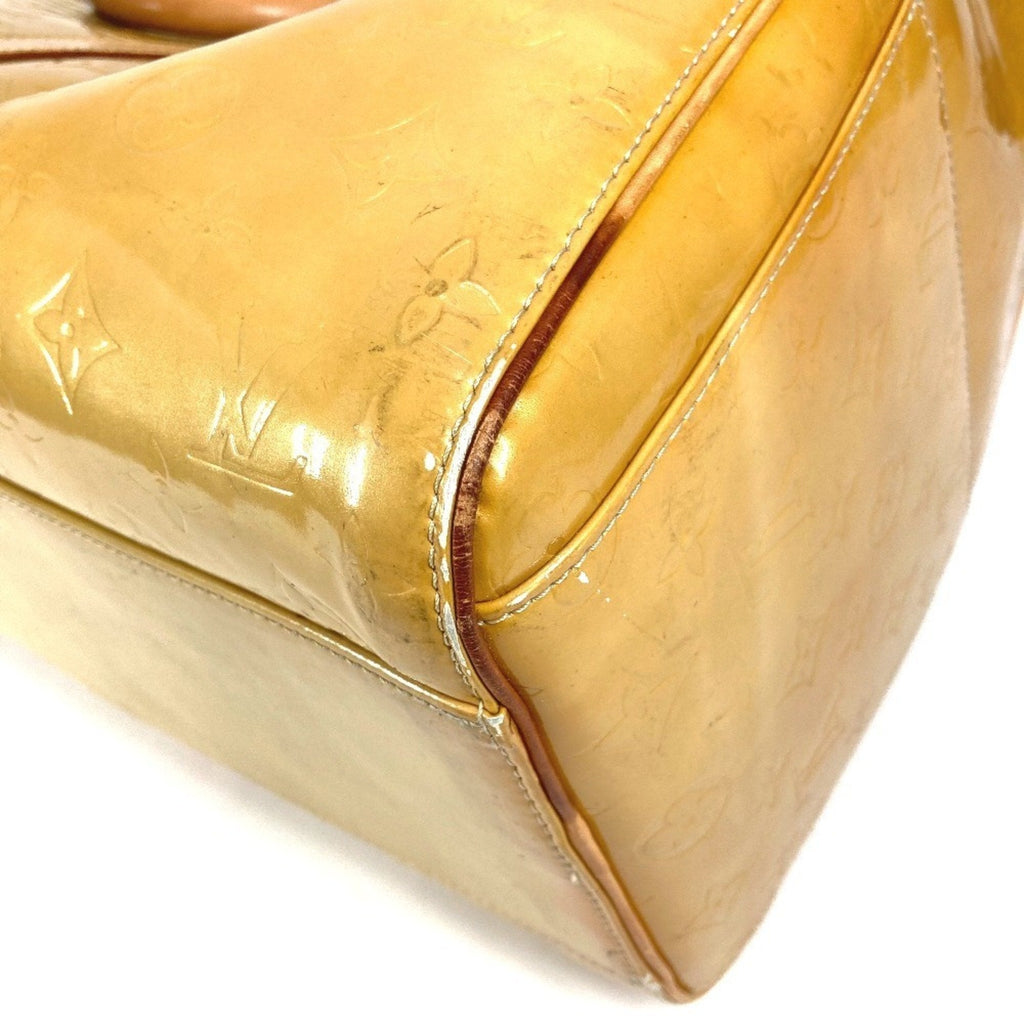 Louis Vuitton Beige Galle Monogram Vernis Boston Bag (Pre-Owned)