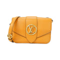 Louis Vuitton Orange Leather Shoulder Bag (Pre-Owned)