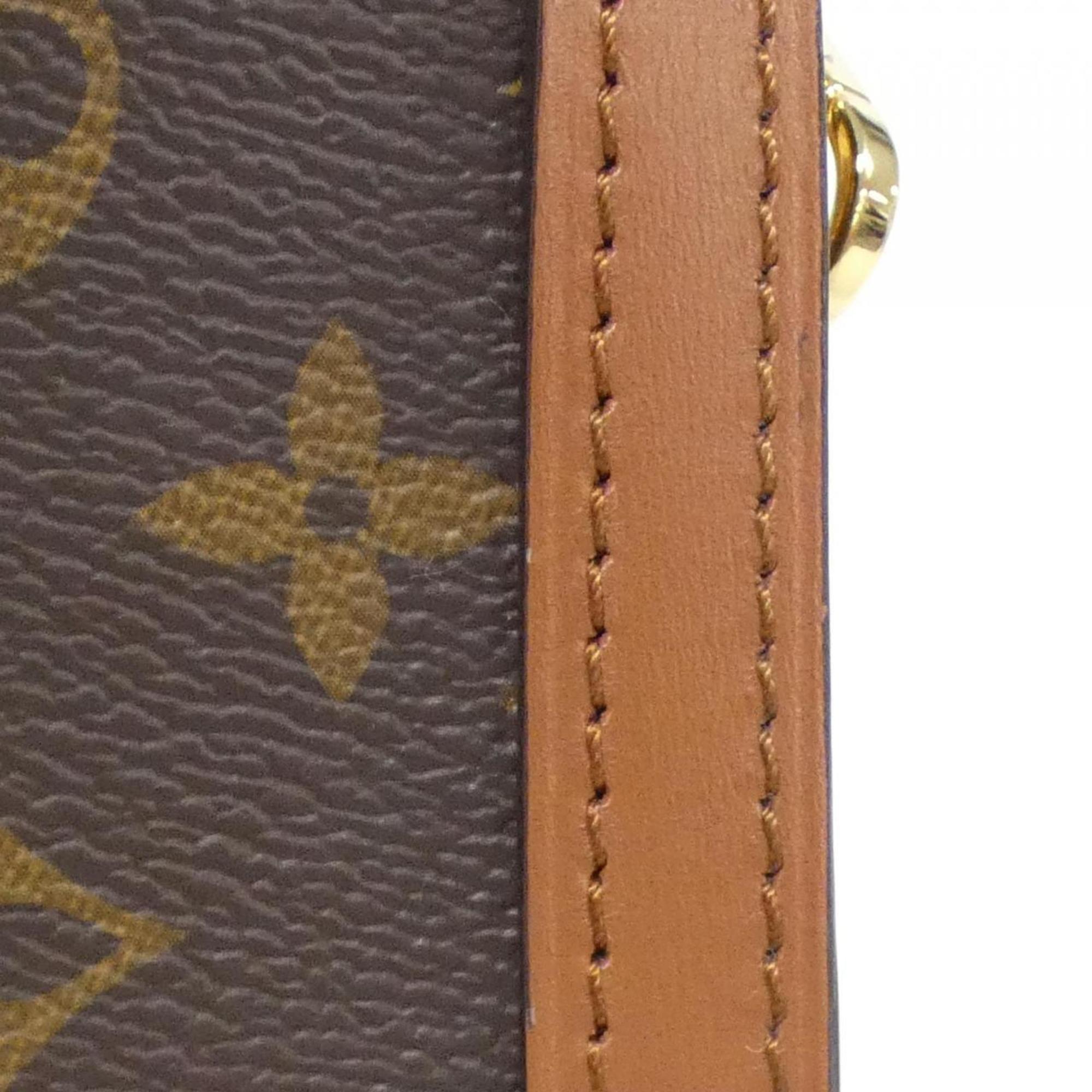 Louis Vuitton Brown Coated Canvas Shoulder Bag (Pre-Owned)
