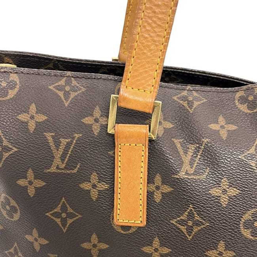 Louis Vuitton Monogram Brown Monogram Leather Tote Bag (Pre-Owned)