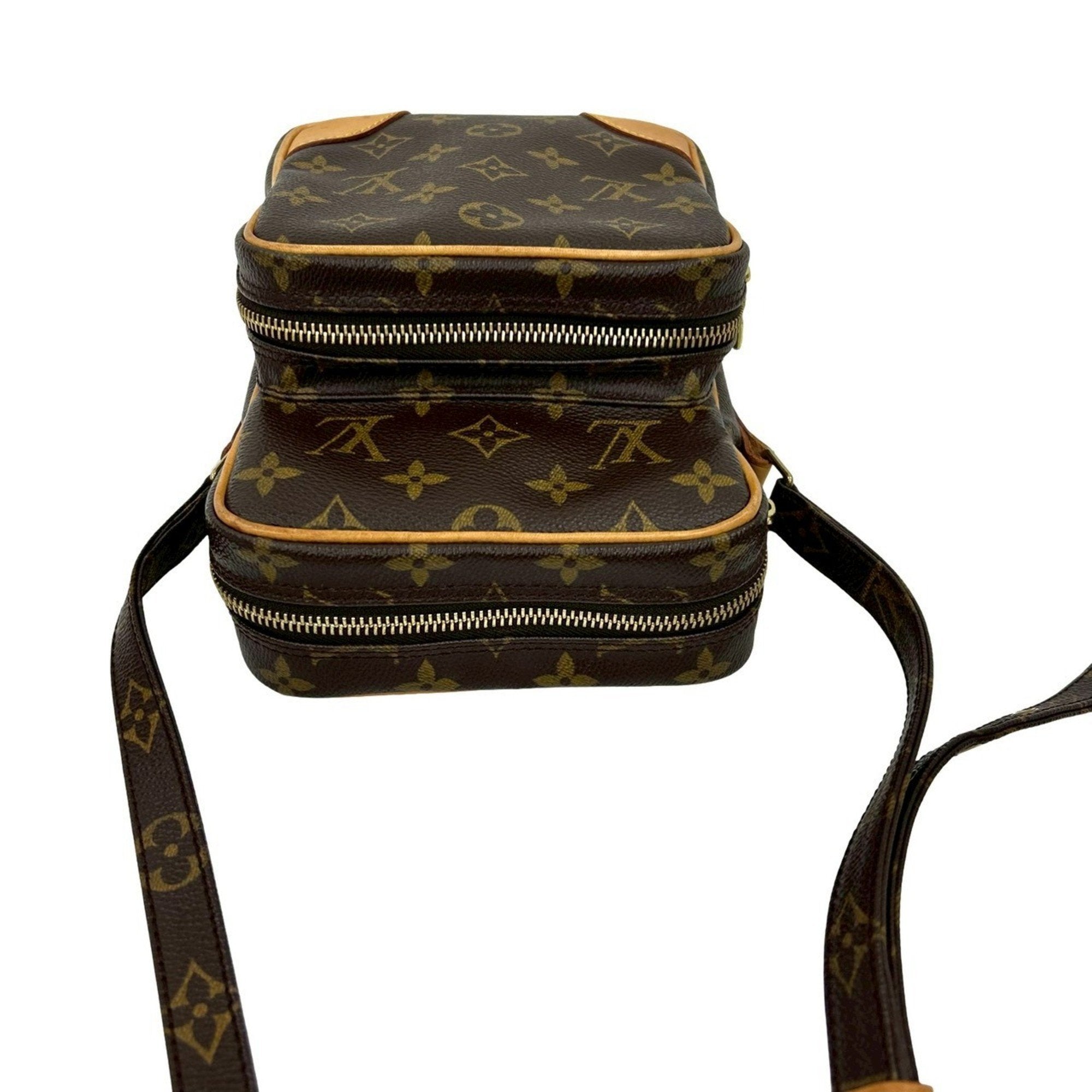 Louis Vuitton Brown Leather Pvc Pochette Shoulder Bag (Pre-Owned)