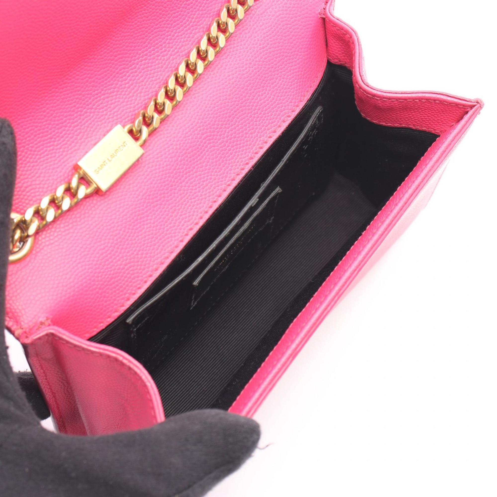 Classic Monogram Crossbody Bag Grainy Leather Small