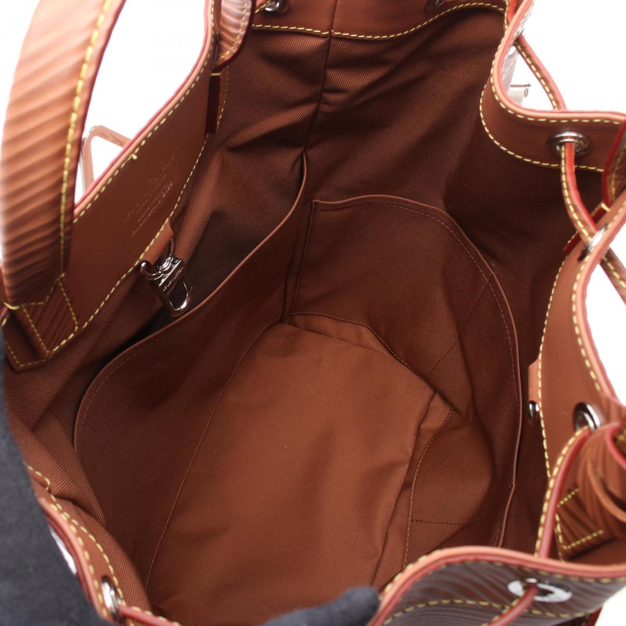Louis Vuitton Brown Cognac Epi Leather Handbag (Pre-Owned)