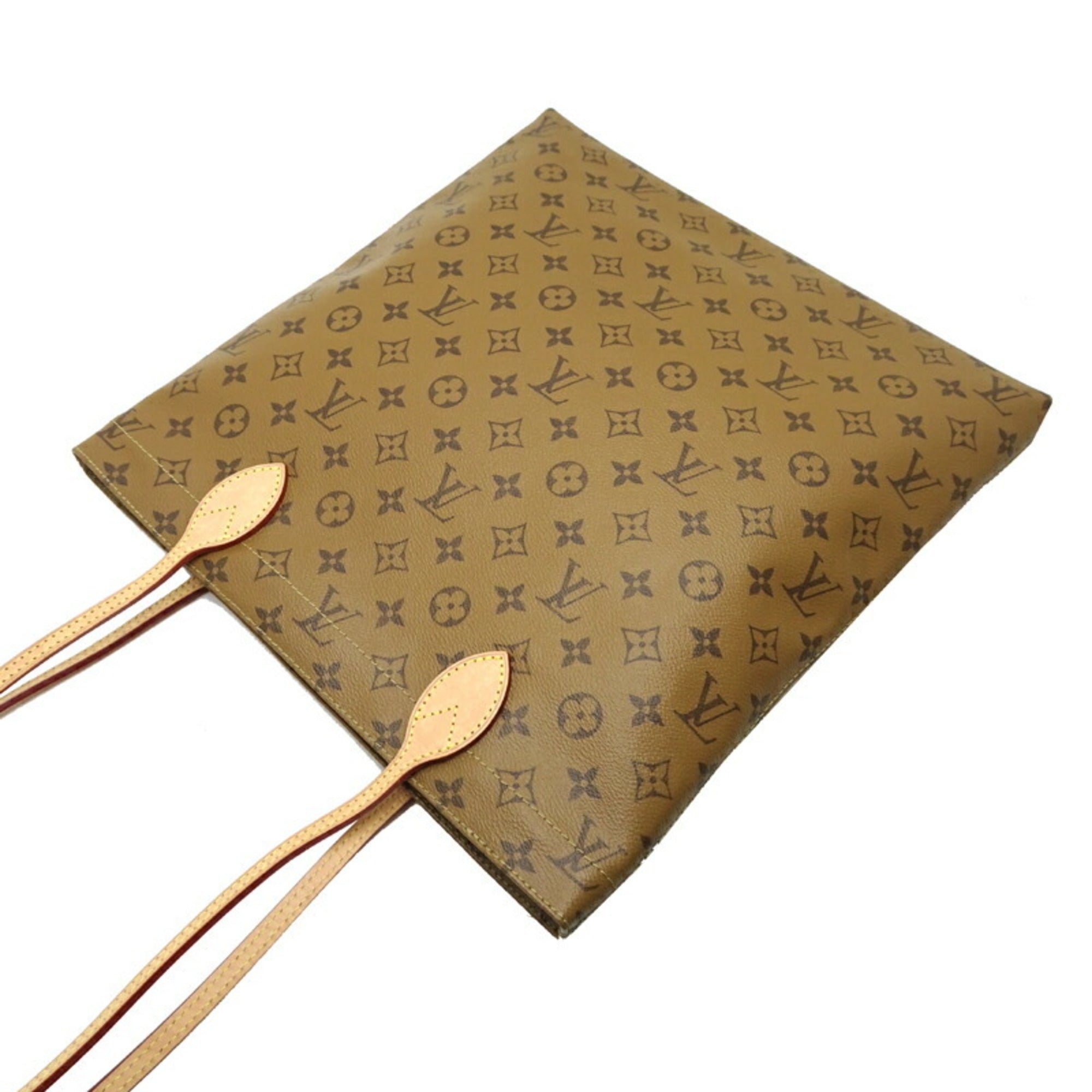 Louis Vuitton Brown Monogram Reverse Pouch Tote Bag (Pre-Owned)