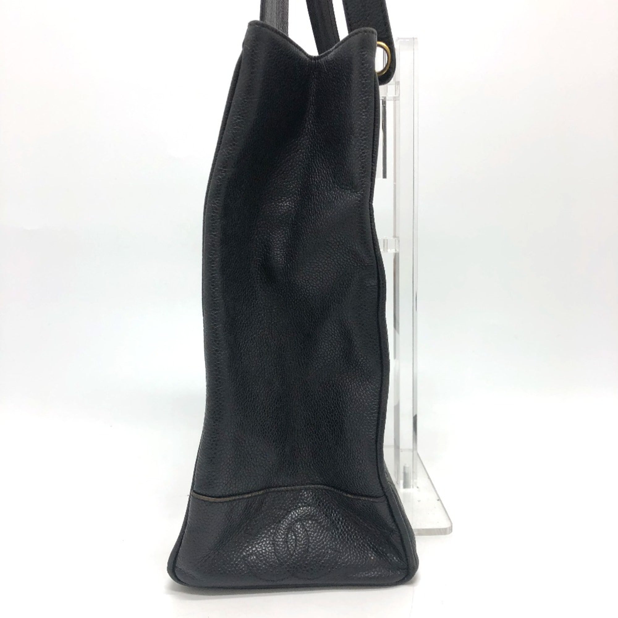 Vintage Open Chain Tote Caviar Medium