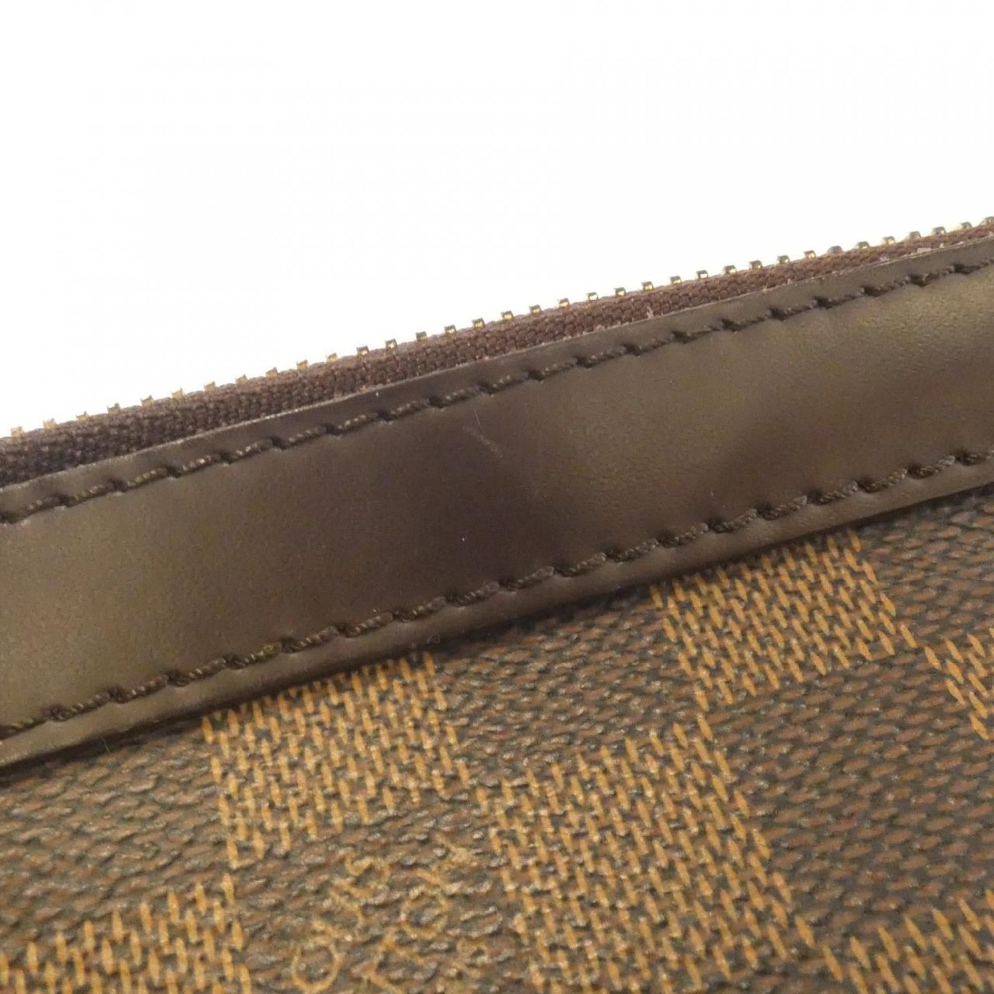Louis Vuitton Brown Coated Canvas Shoulder Bag (Pre-Owned)