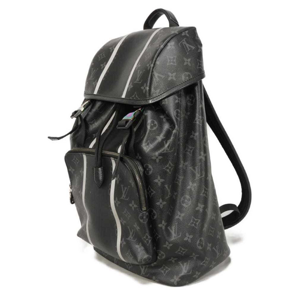 Louis Vuitton Monogram Eclipse Black Noir Monogram Eclipse Backpack (Pre-Owned)