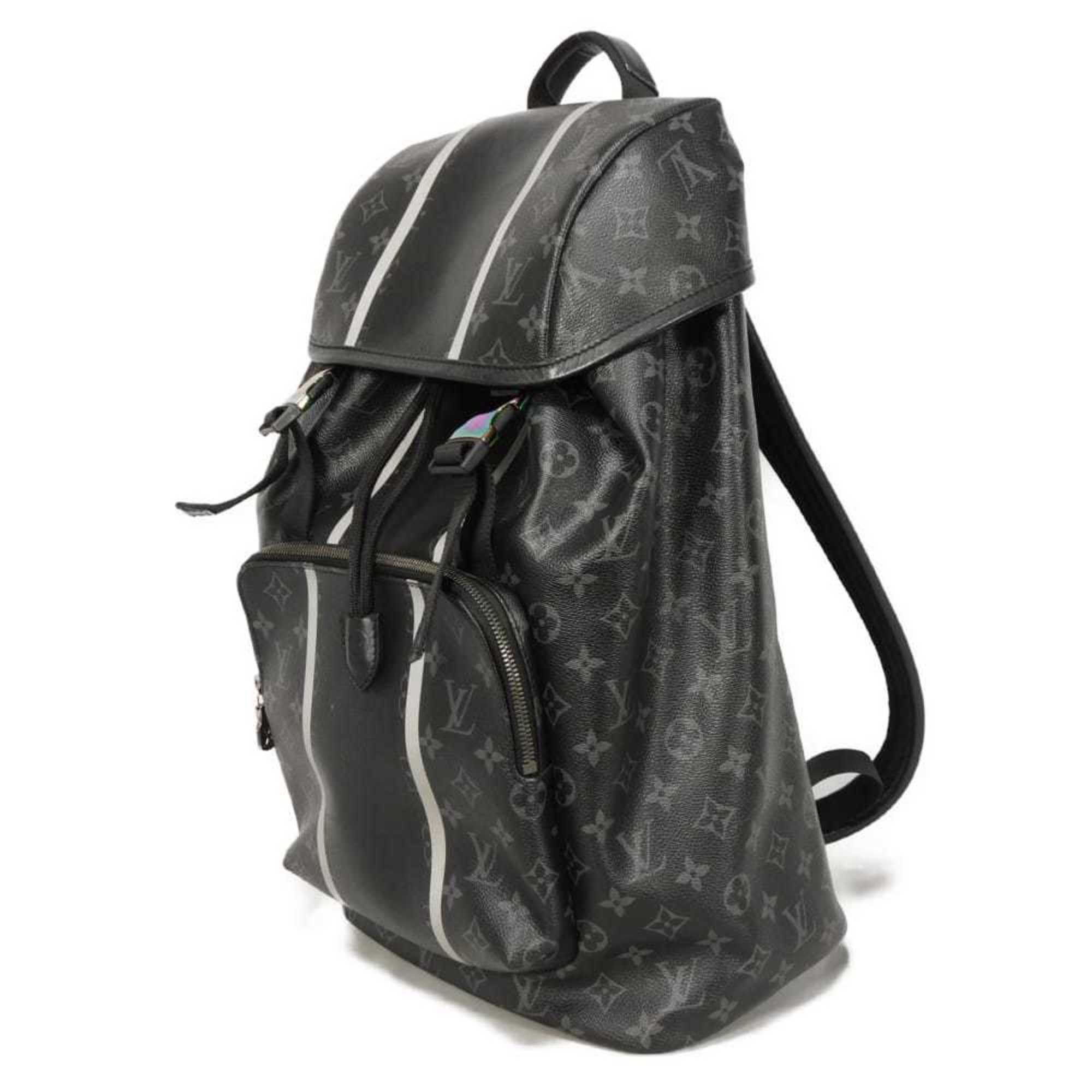 Louis Vuitton Monogram Eclipse Black Noir Monogram Eclipse Backpack (Pre-Owned)
