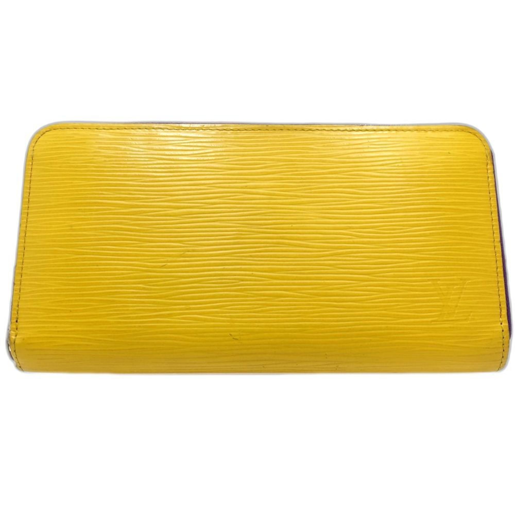 Louis Vuitton Epi Citron Leather Long Wallet (Bi-Fold) (Pre-Owned)