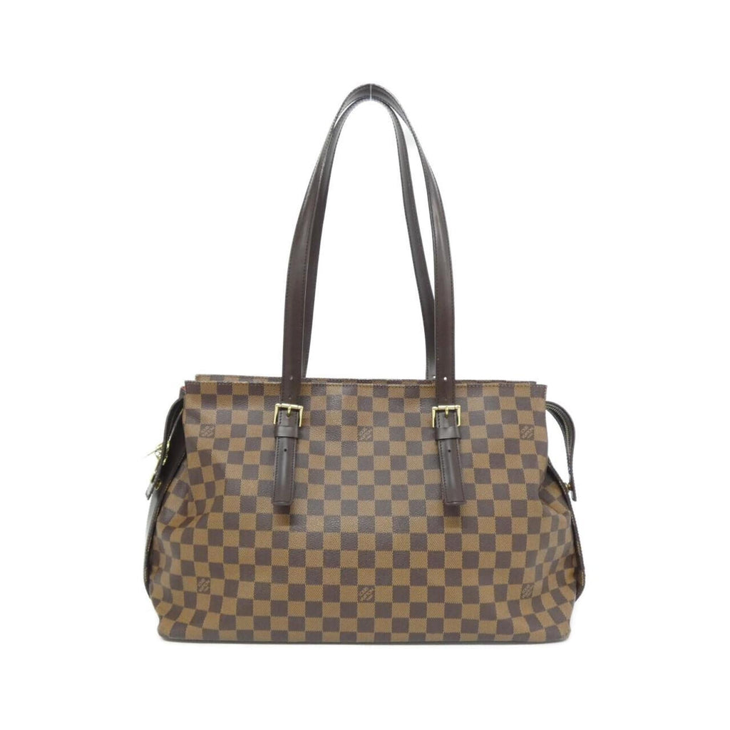Louis Vuitton Ebene Coated Canvas Shoulder Bag (Pre-Owned)