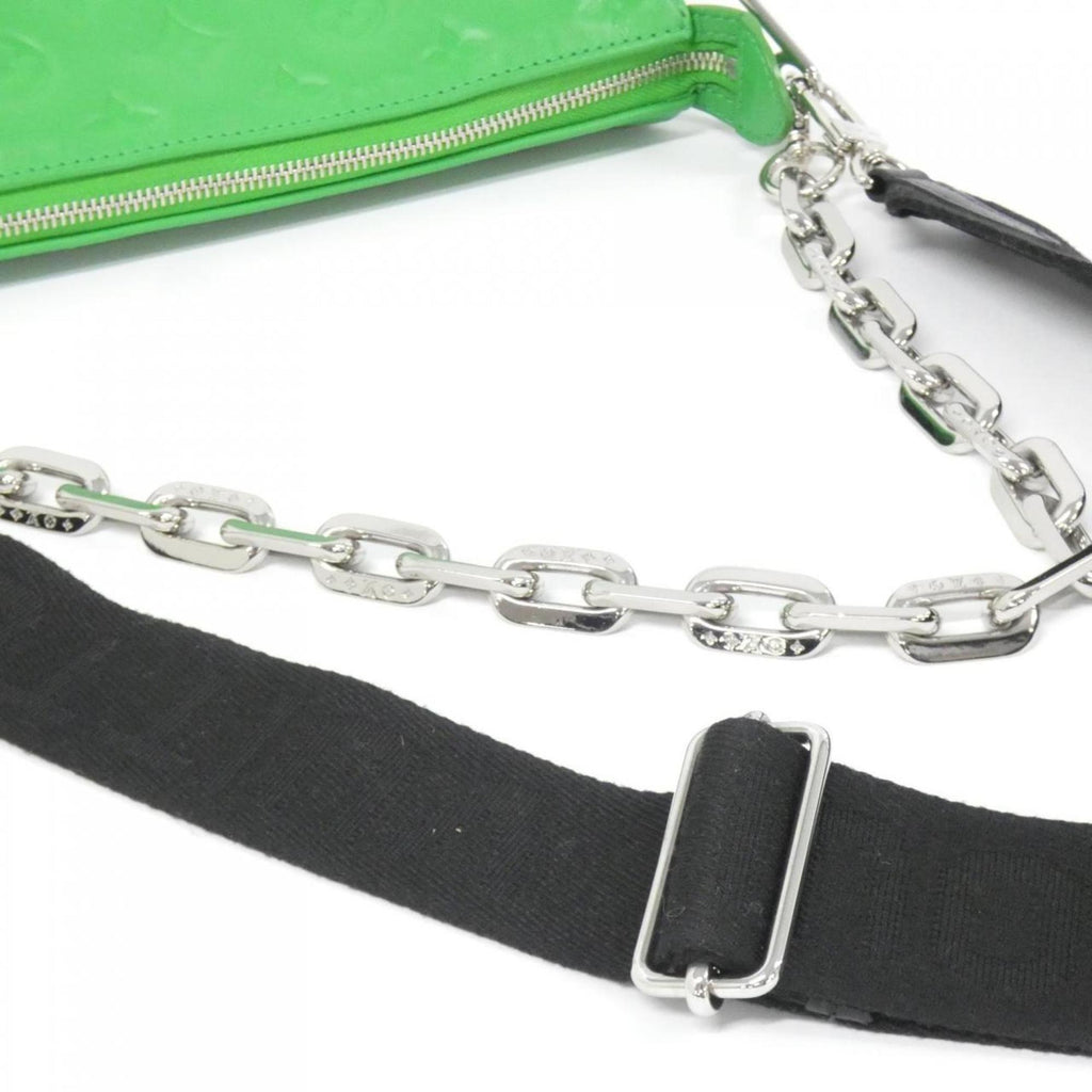 Louis Vuitton Green Leather Handbag (Pre-Owned)