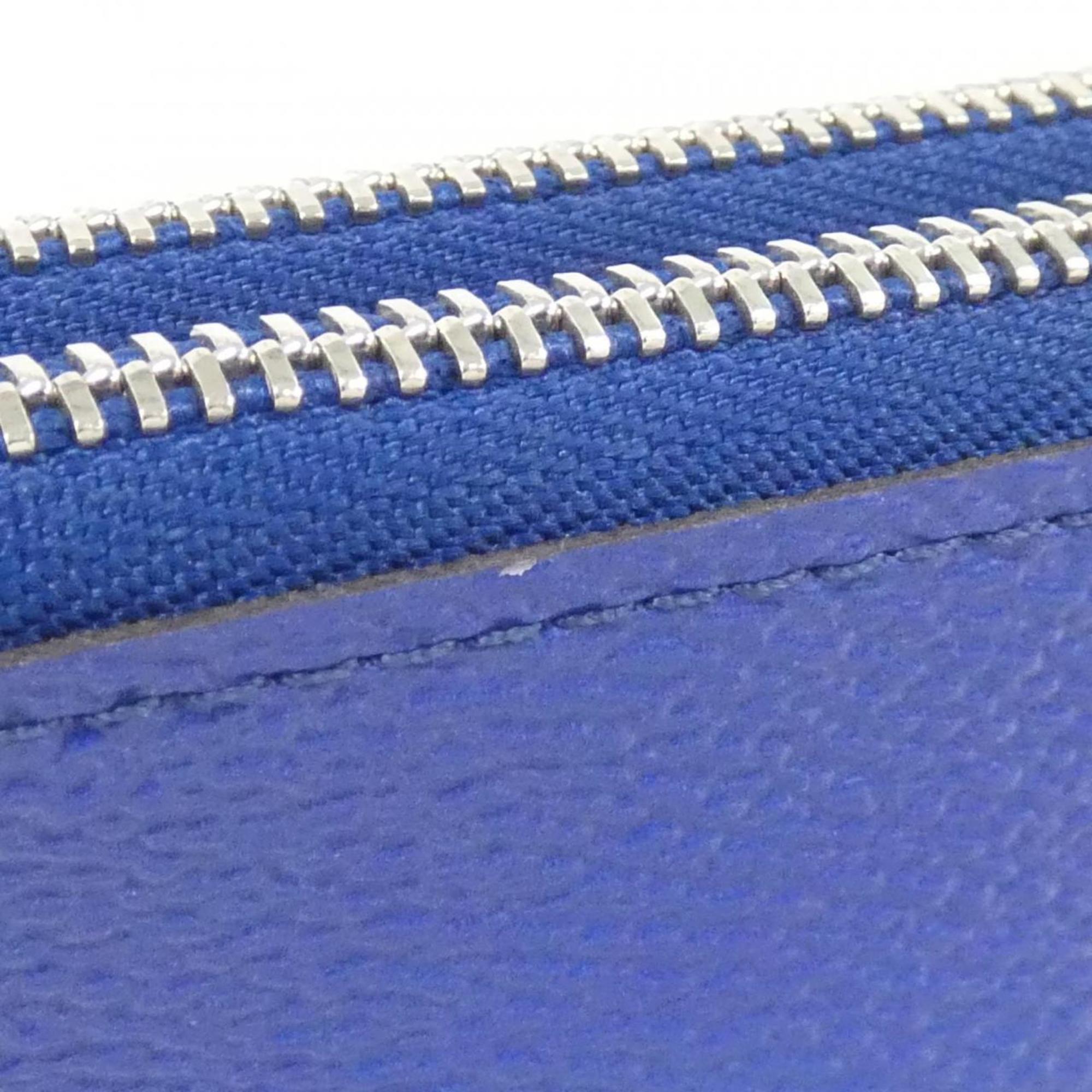 Louis Vuitton Blue Coated Canvas Pochette Shoulder Bag (Pre-Owned)