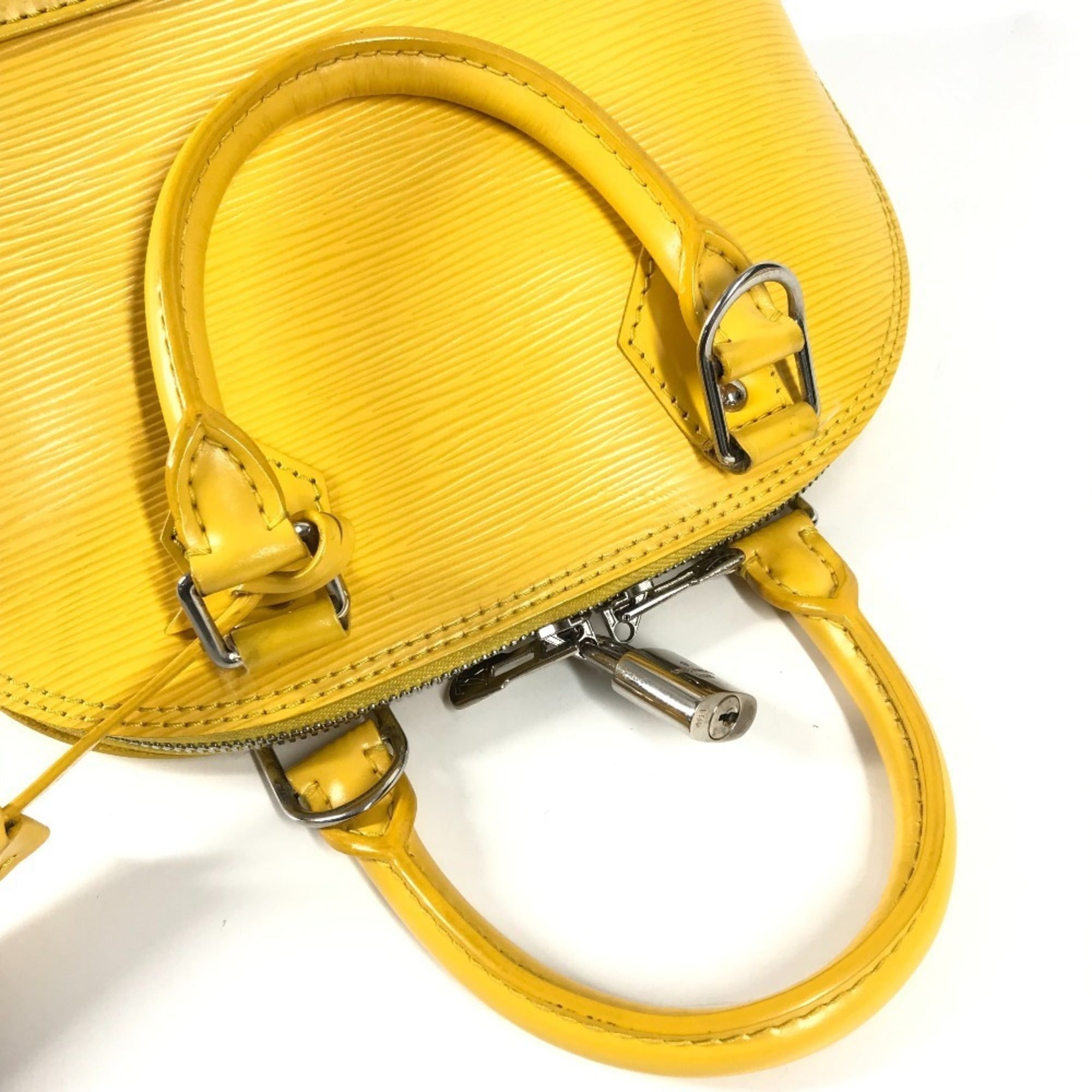 Louis Vuitton Epi Citron Yellow Epi Leather Handbag Shoulder Bag (Pre-Owned)
