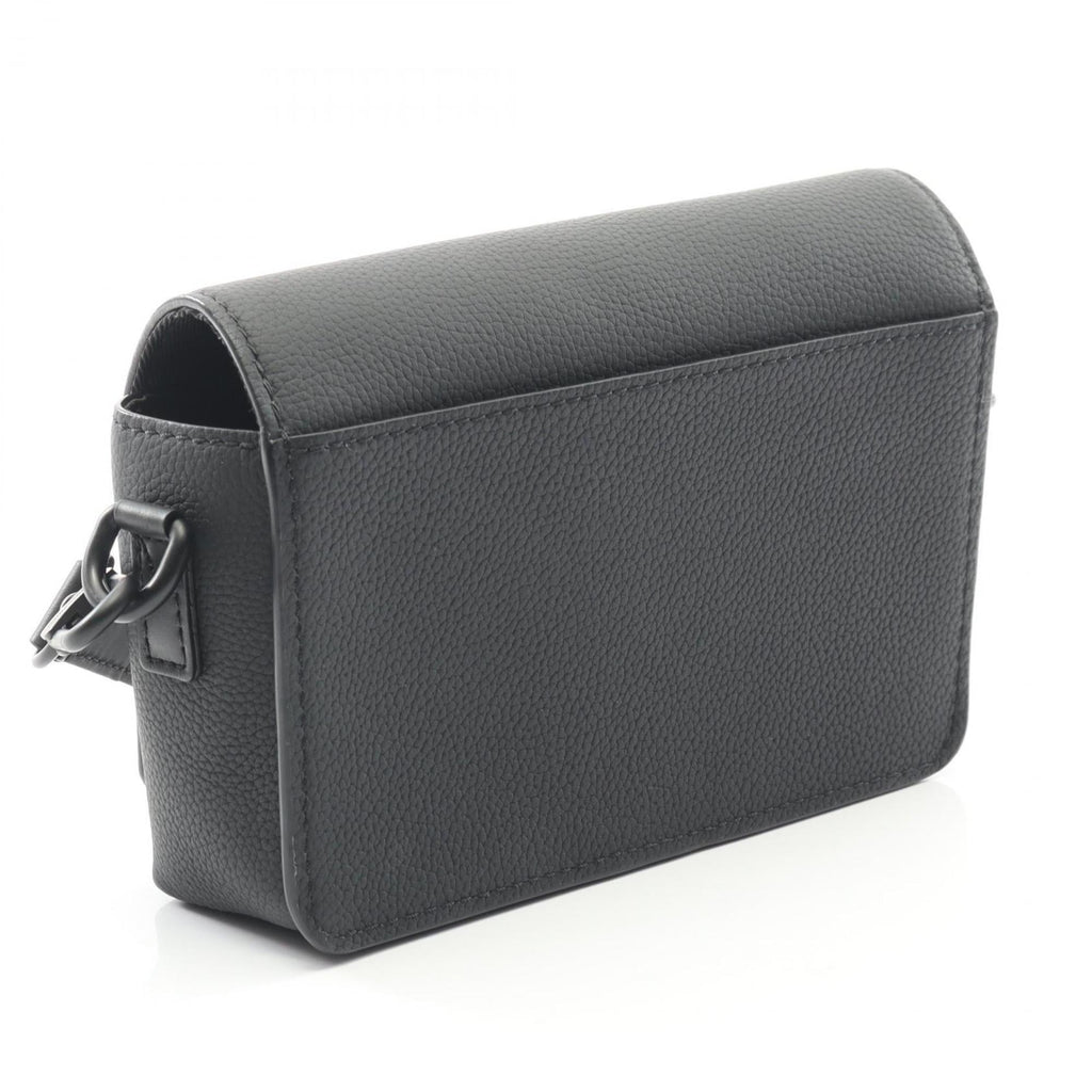 Louis Vuitton Black Leather Shoulder Bag (Pre-Owned)